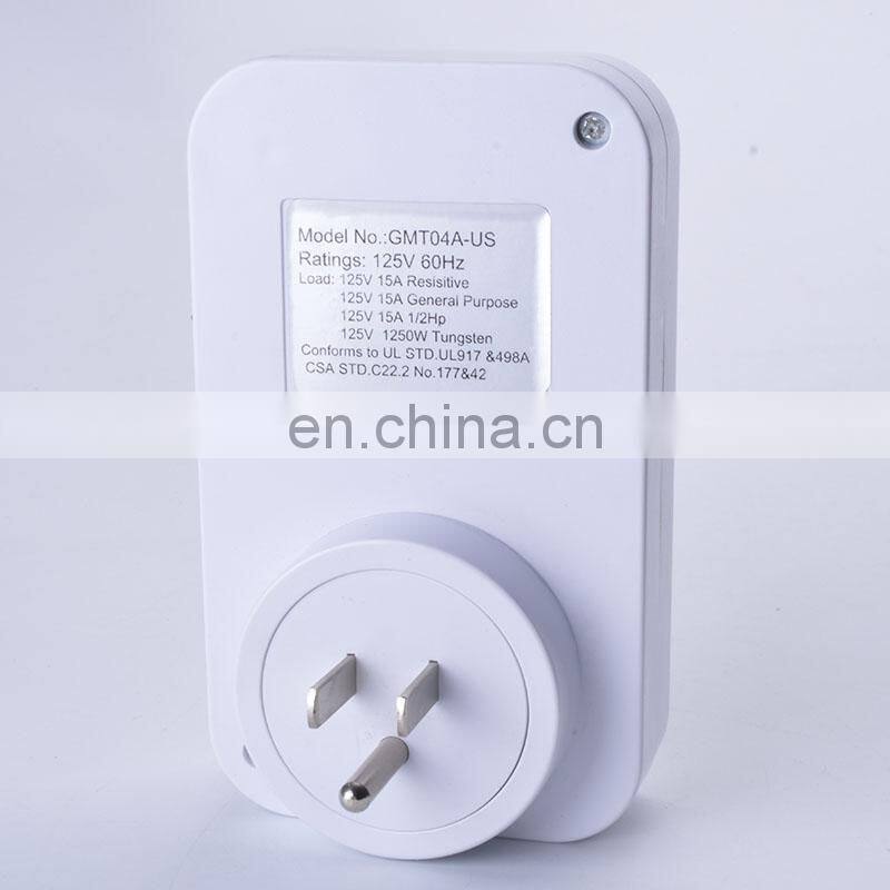 24 Hour Mechanical Timer Switch US standard Socket Mechanical Timer 110V 125V 15A US plug Electrical Program Timer Power Switch