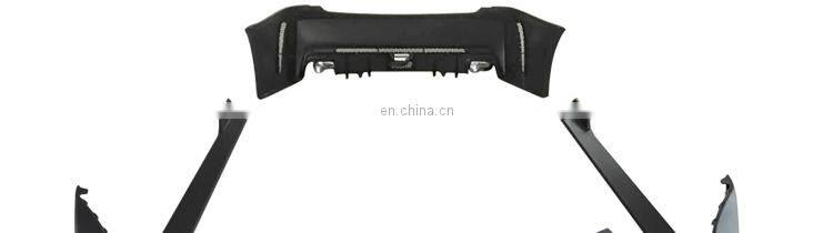 Runde ABS Material Modified V-Vision Style IS300 Body Kit For 2006-2012 Lexus IS250 Front Bumper Rear Bumper Side Skirt Body Kit