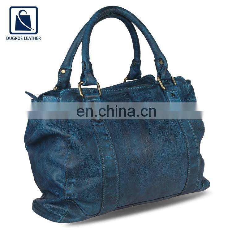 High Quality Trendy Genuine Leather Lady Hand Bag
