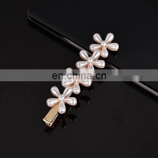 2022 Newest Design Fashionable Hairpins Pearl Hair Clips for Girls Accessories