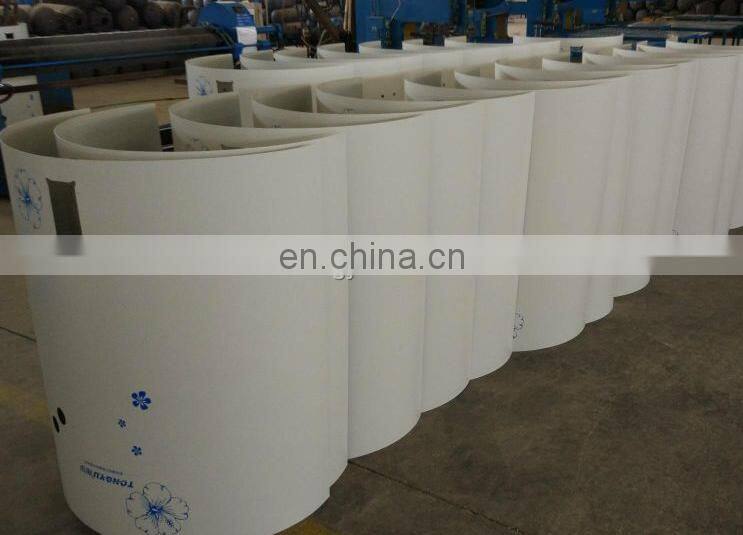 Sheet roller machine for water heater production