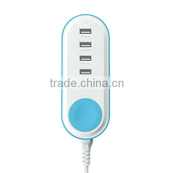 Smart 4 Port Usb Fast Charger for iphone for android tablet for samrtphone
