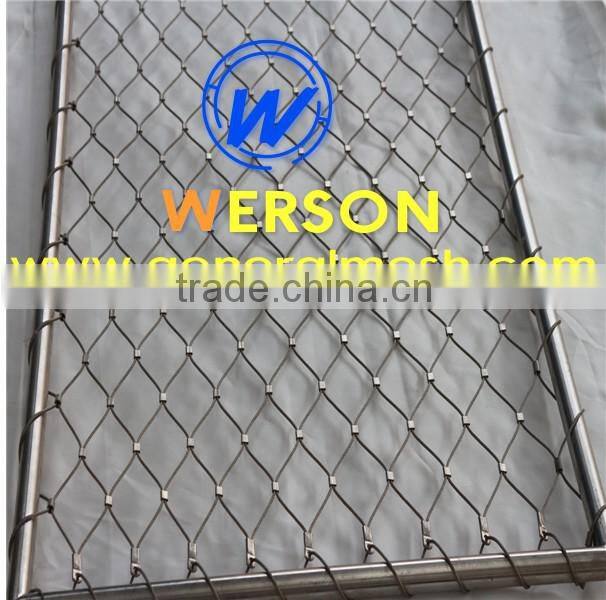 stainless mesh Webnet infill panel for balustrade, Green Walls | generalmesh