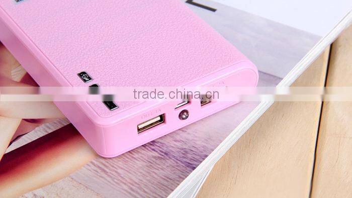 12000mAh mobile battery bank with cable for smart phone