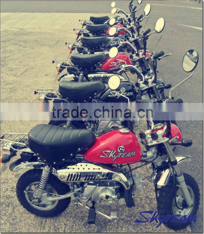 SKYTEAM SKYMINI 50cc&125cc 4 stroke monkey dax on road motorcycle (EEC EUROIII EURO3 approval, 10' alloy rim, monkey)