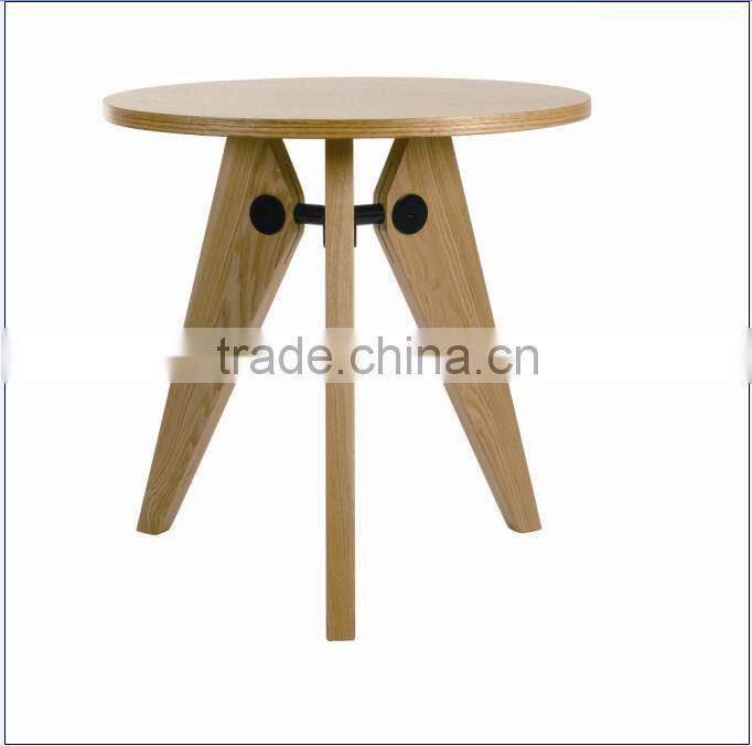 classic French gueridon table by Jean Prouve for dining room