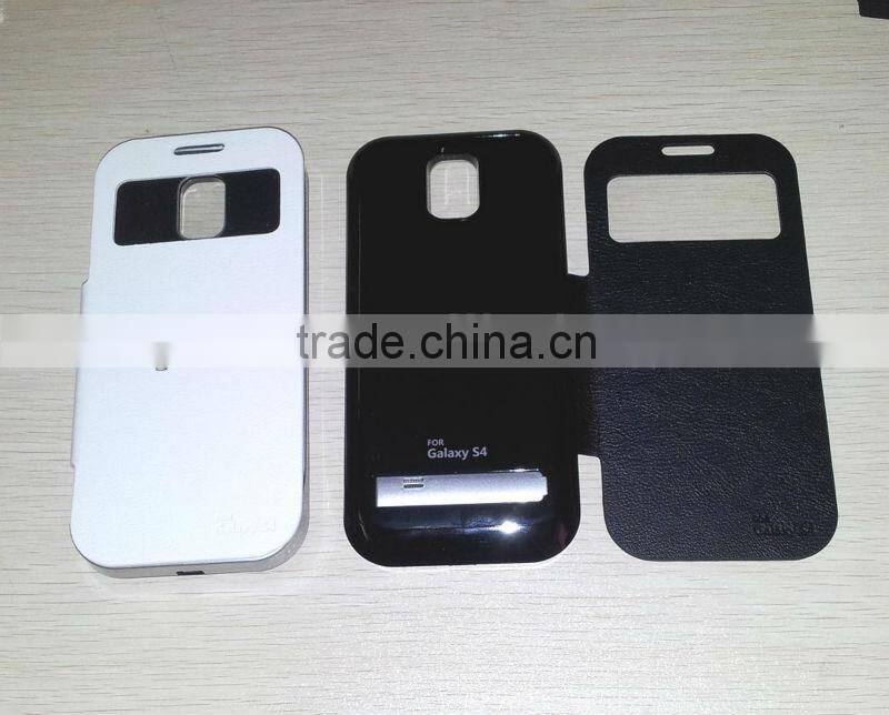 battery for sumsung S4 3200 mAh with aluminium alloy smart case