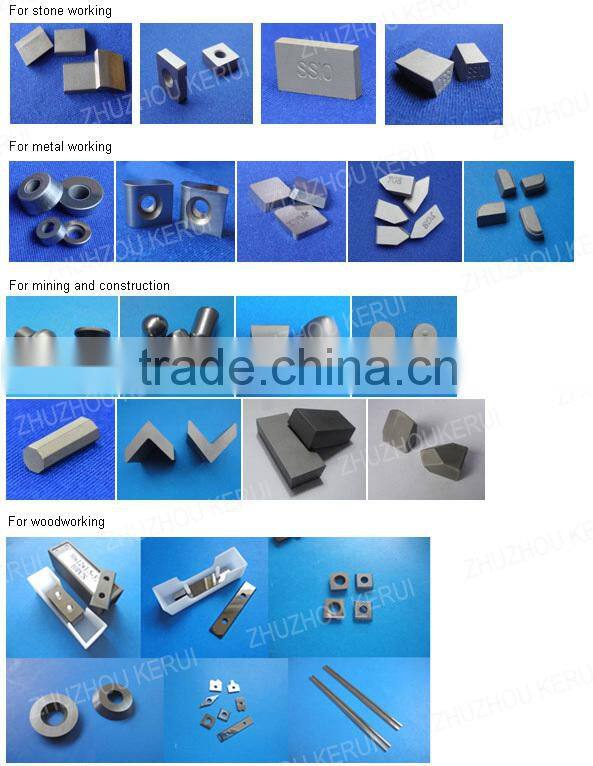 ISO sintered carbide tips welding tips type A for metal cutting supply direct from Zhuzhou factory
