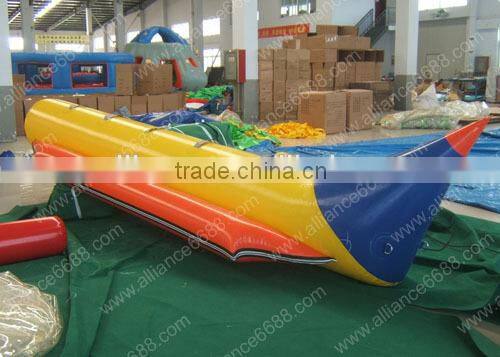 hot sale inflatable banana boat floating games for adults
