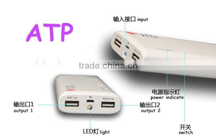 factory supplier high capacity cheap price 11Ah portable / mobile smart power bank for mp3