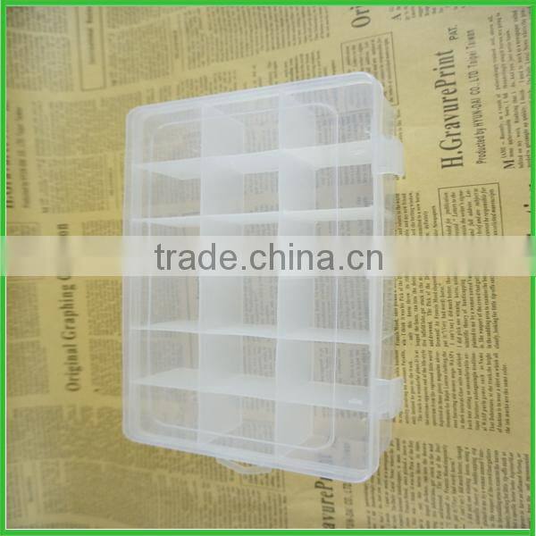 christmas gift clear square plastic box with compartment