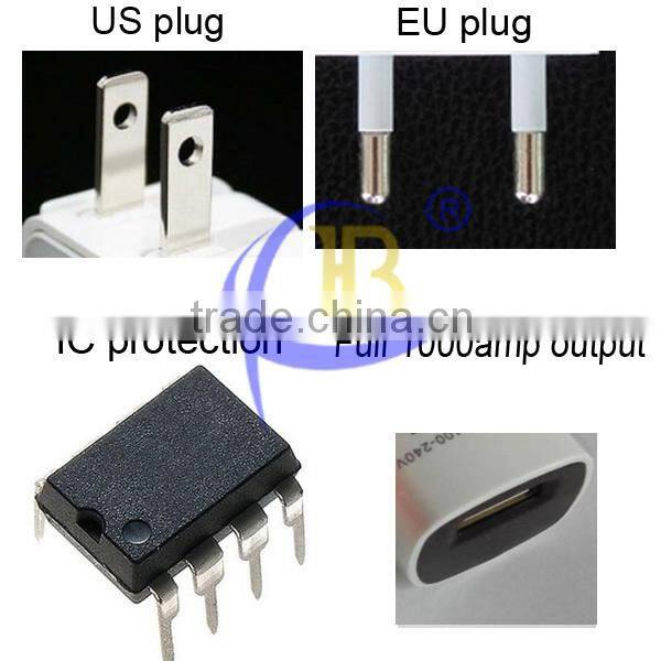 USB Charger with IC Protection Compatible for Samsung and for iphone Charger