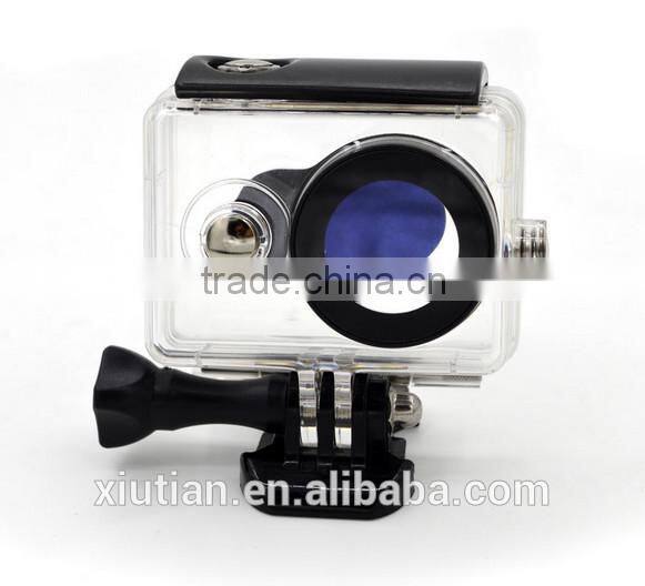 Xiaomi Yi Camera Waterproof Case+Surfing Mouth Mount+Floating Bobber for Xiaomi Yi Camera Accessories Xiaoyi Action