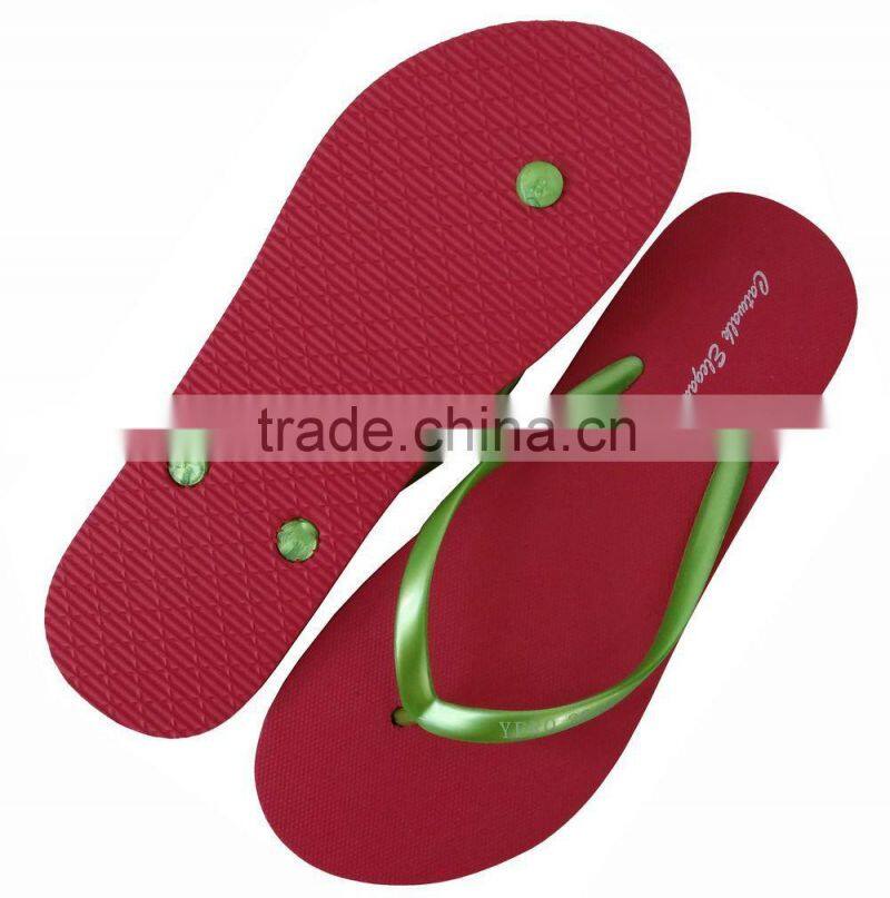 2015 City Beach Woman Flip Flops Printing EVA Slippers