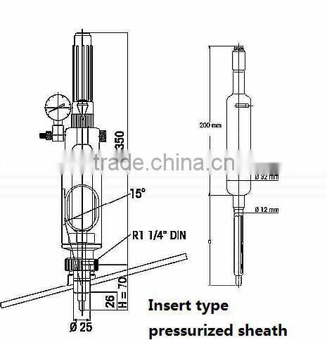 MB4 PH/ORP glass PH electrode