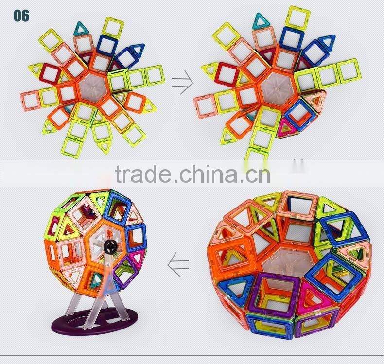 Children toys magnetic blocks set, ABS building blocks for kids