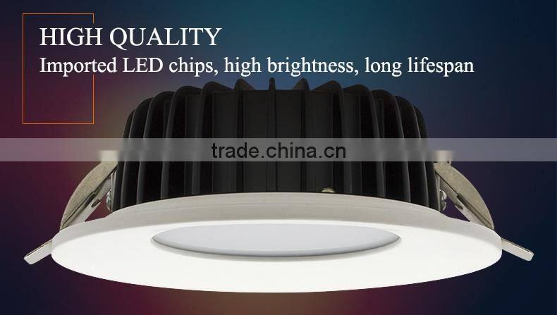 CRI 95 RA 5000K SAA Certificated 90mm Cutout Dimmable SAA LED Downlight 12W