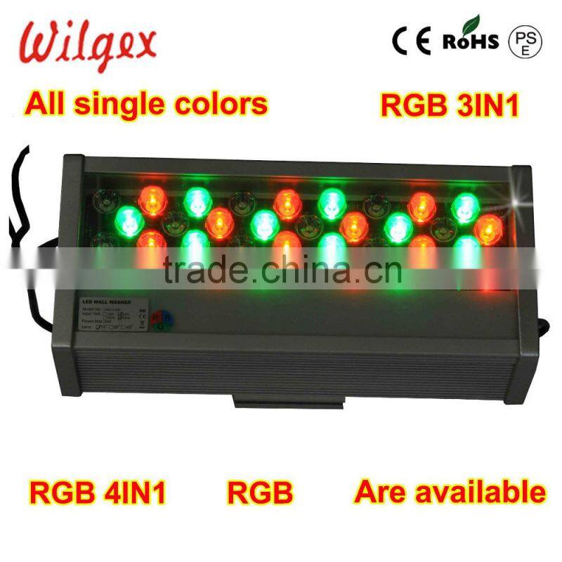 IP65 LED 36PX1W outdoor square led wall washer lights