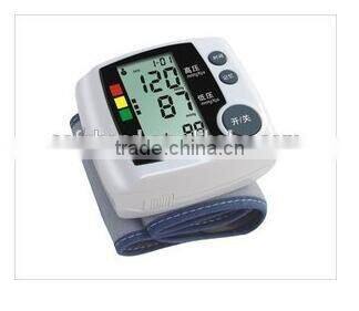CE Approved High Quality Large Screen Digital Wrist type Blood Pressure Monitor