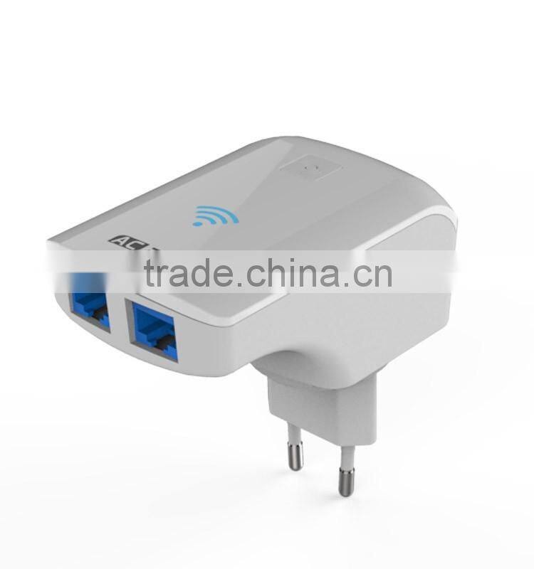2016 New : 300Mbps Wireless Repeater With 2*10/100 mbps RJ45 WAN/LAN ports
