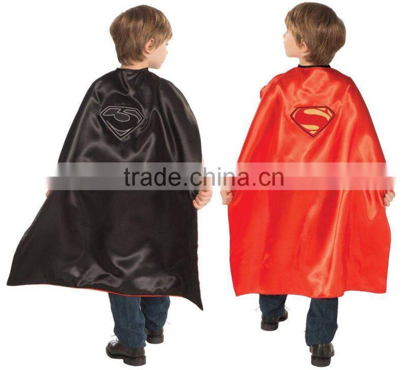 Superhero's Chirdren capes,promotional capes,fashion design children superhero cape costumes satin cape CCP5003
