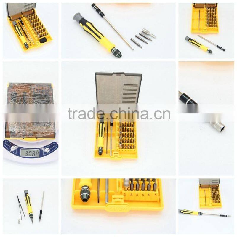 45 in 1mini repair mobile phone screwdriver set bit