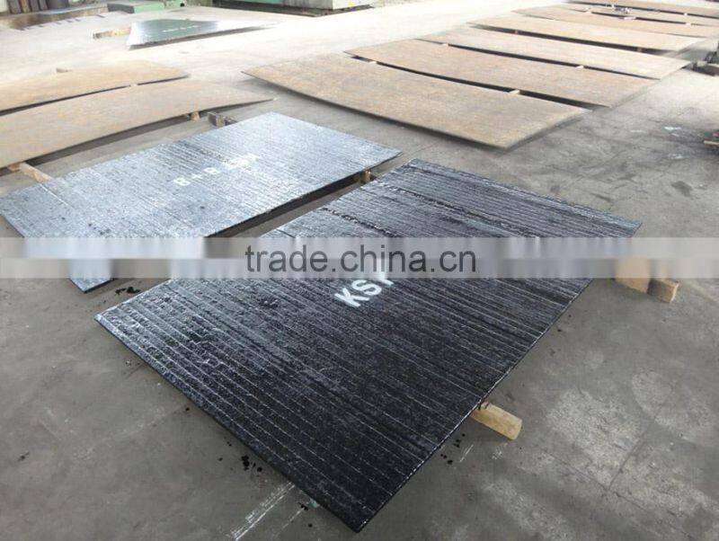 high hardness wear plate used on bucket chain excavators