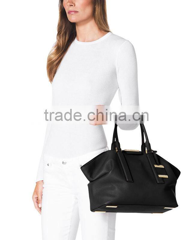 S397 2015 BEST SELLING TOTE LADY BAG BLACK PU DESIGNER HANDBAGS GOOD PRICE