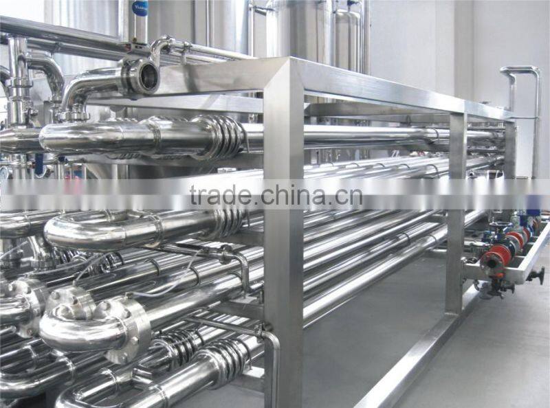fully automatic juice milk uht tube sterilizer