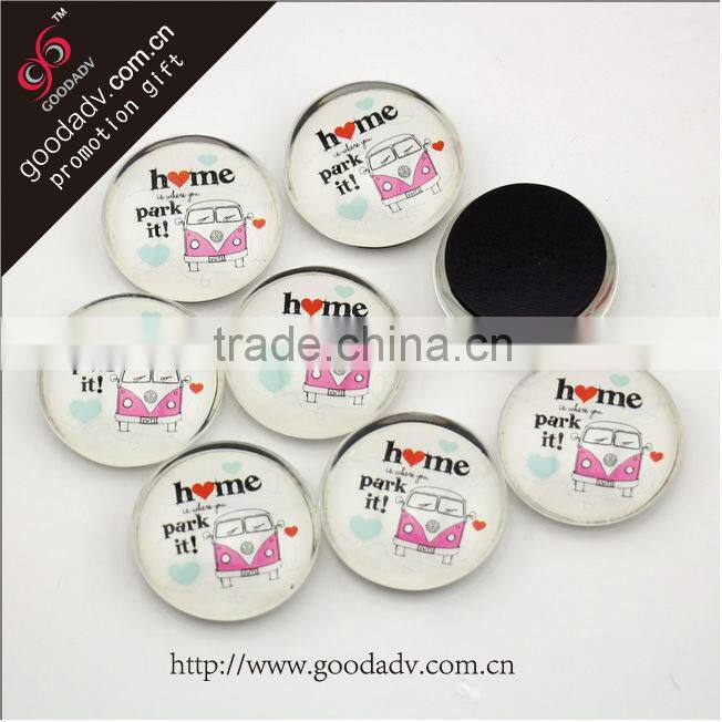 2014 hot-selling high quality glass magnetic sticker