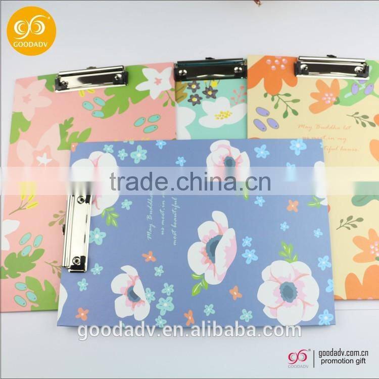 A4 size HOT SALE Economic wooden clip board MDF Clipboard