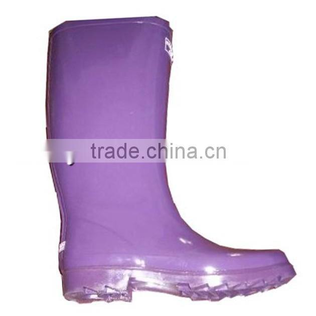 Factory best price customized wholesale antiskid vulcanized good quality pure wellington garden boots