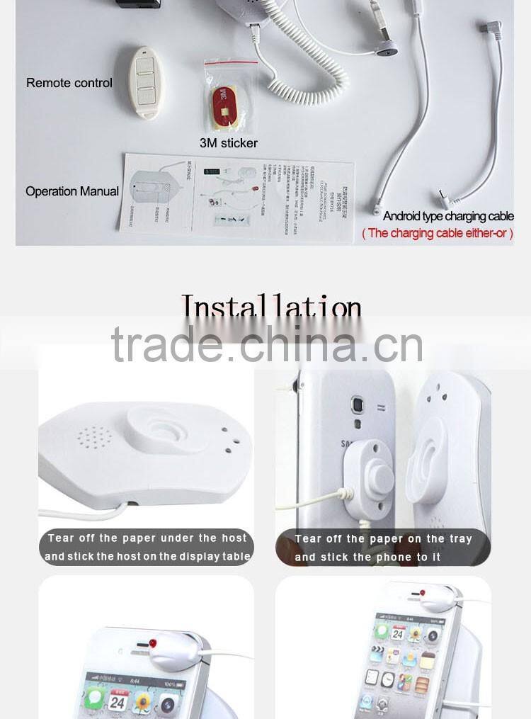 Alarm security display holder mobile phone anti-shoplifting support