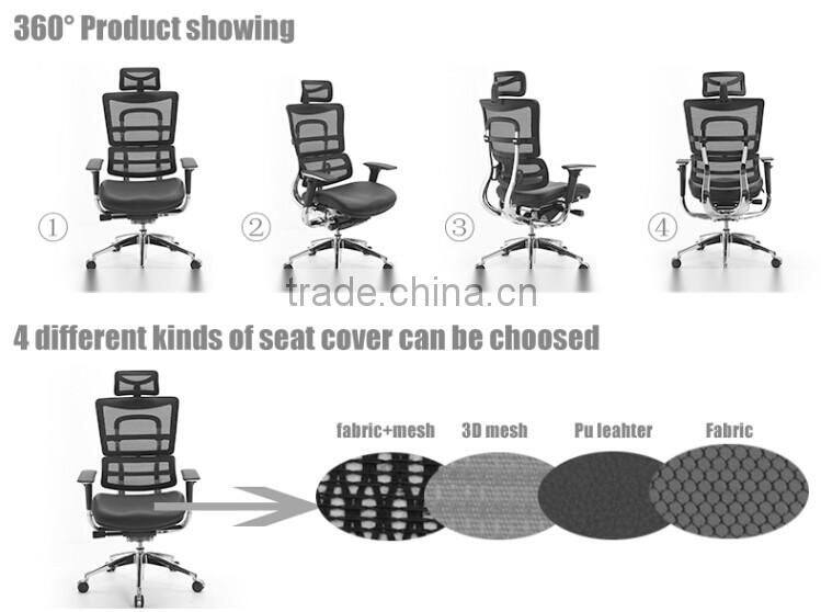 high back with headrest swivel executive ergonomic office chair