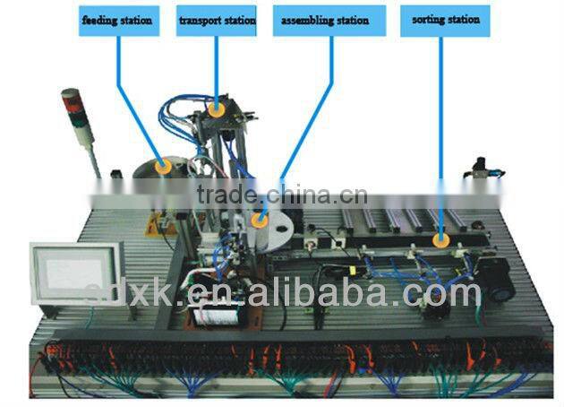 Comprehensive Mechanical and Electrical Integration Training Device, PLC Control, Mechatronics Lab