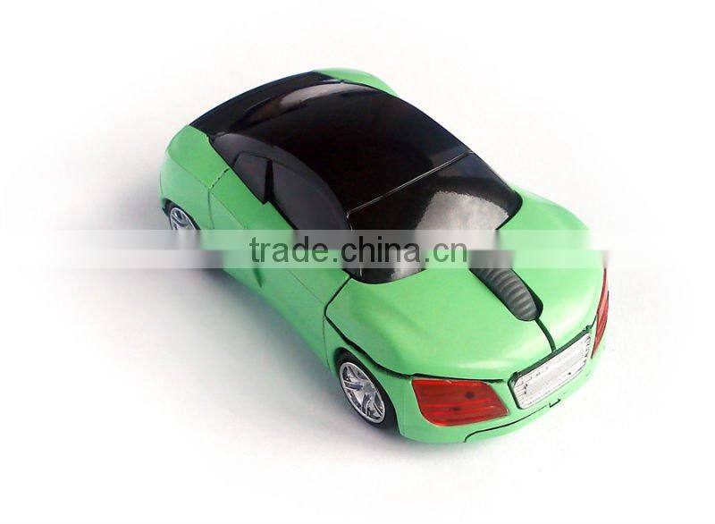 3D Car Shape 2.4G Mouse Wireless Optical Mice + USB Receiver for PC Laptop Red