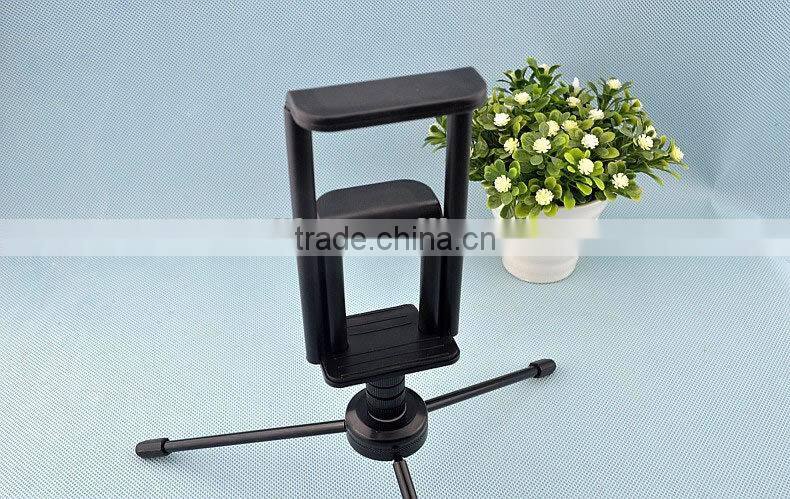 Retractable double arm holder smartphone tablet Camera Tripod Mount for iPhone 5/6/6s/6 plsu and iPad mini 1/2/3/4/5/air 2