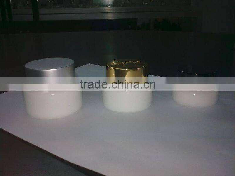 White jade Glass Cosmetic Cream Jar A-1