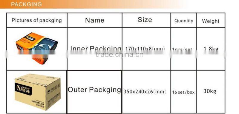 Wireless lock with 2 systems for gate and wooden door(LY15CR2-11BM)