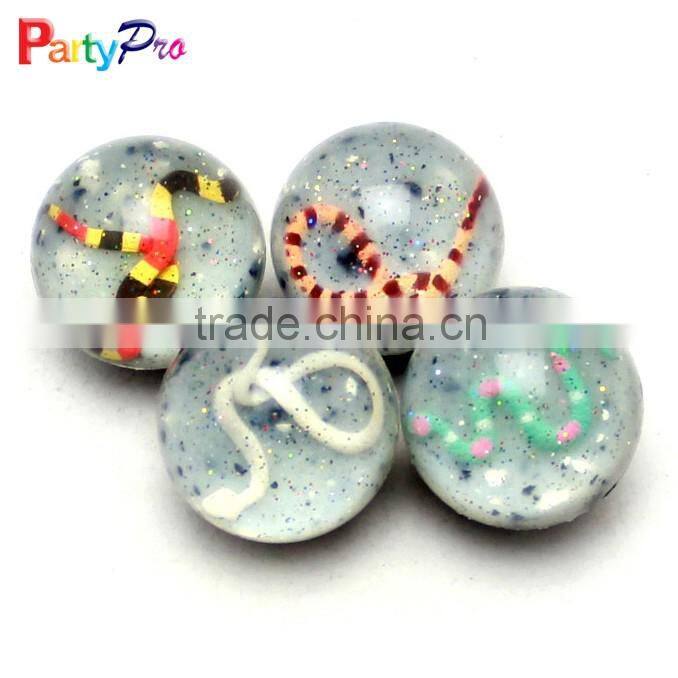 3D animal clear rubber bouncy ball china factory direct sale