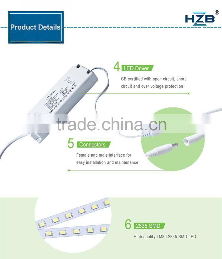 Hot Selling 6W Led Ceiling Panel Light Surface Mounted Led Panel Light