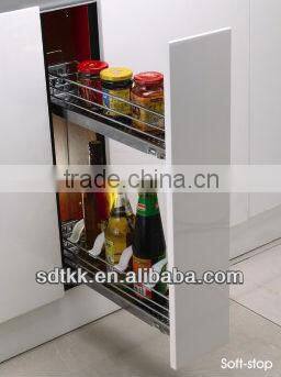 TKK kitchen metal side pull out basket