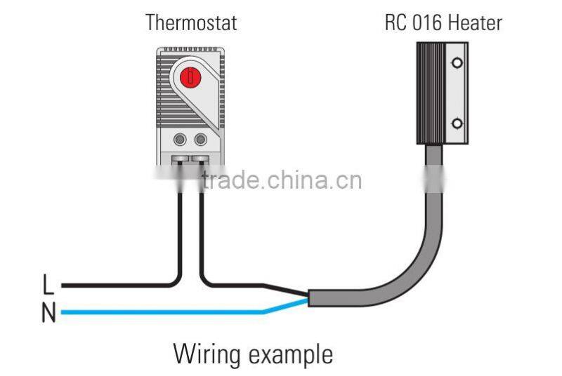 RC 016 Small semiconductor 8-13W thermostat PTC room Heater with CE
