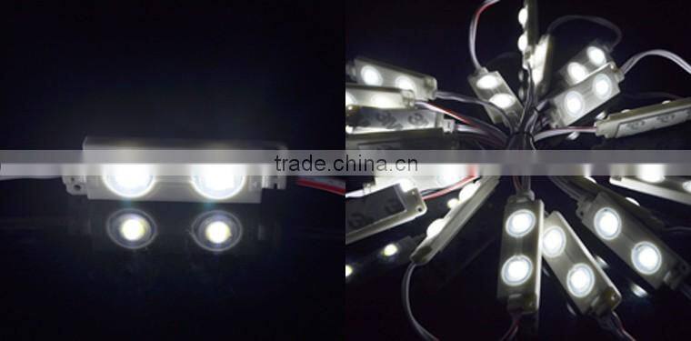High brightness good quality 2 5050 LED outdoor lighting with lens