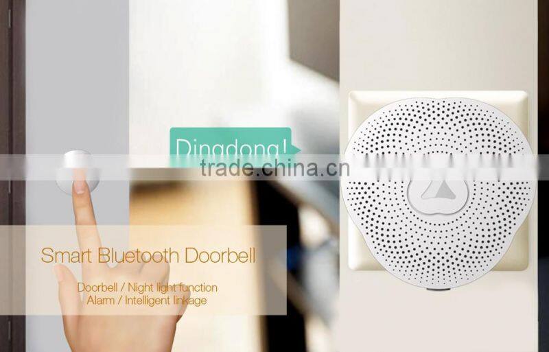 User friendly wireless Bluetooth doorbell for home entertainment,app control and smart night lights control