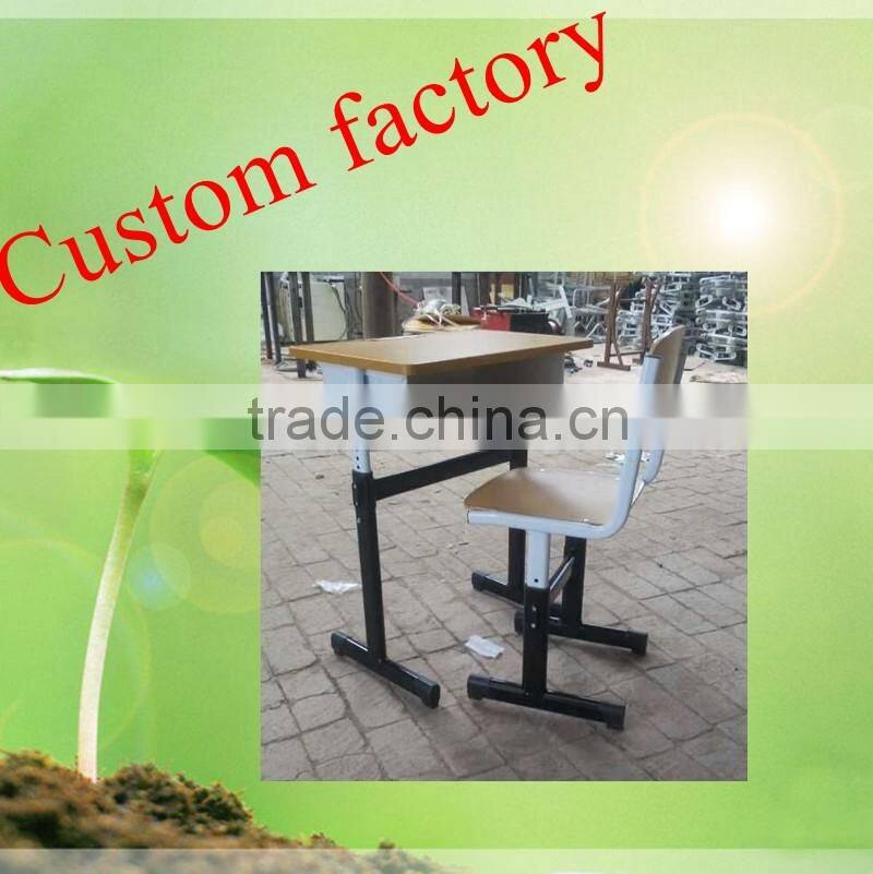 Knock down wooden children desk and chair