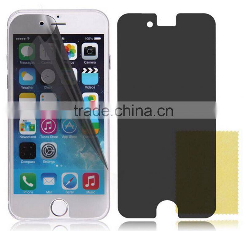 OEM / ODM 2016 newest ! 9H full cover privacy tempered glass screen protector tempered glass film for iphone 6 (privacy)