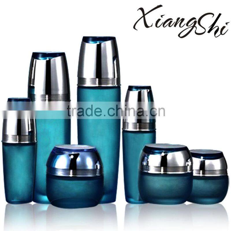 cosmetics bottle derma set cream bottle and jar glass material