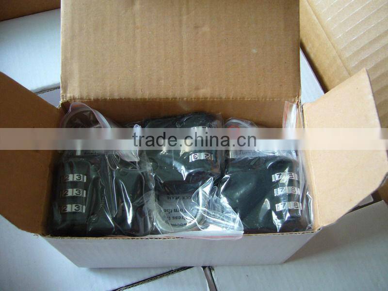 High quality blue travel suitcase padlock