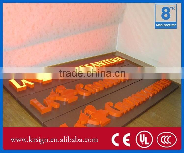 Customize Shape and led channel letter sign box for advertising